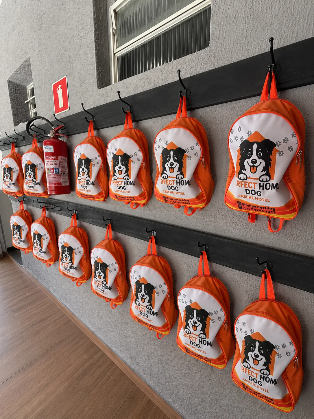 Mochilinhas personalizadas da Perfect Home Dog